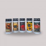 Nagrobna sveča Premium M3 z motivom Vrtnica - v spomin